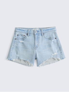abercrombie mid rise a-line short